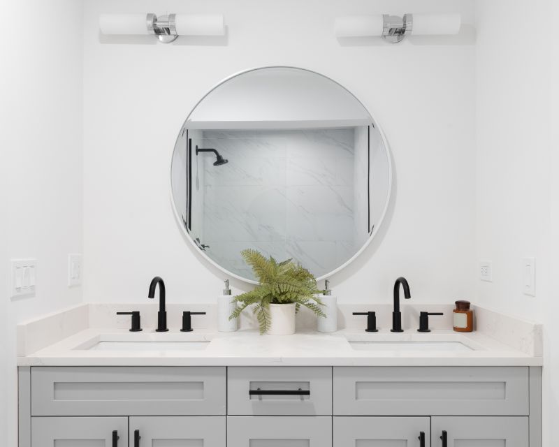 Floating Vanity and Minimal Fixtures